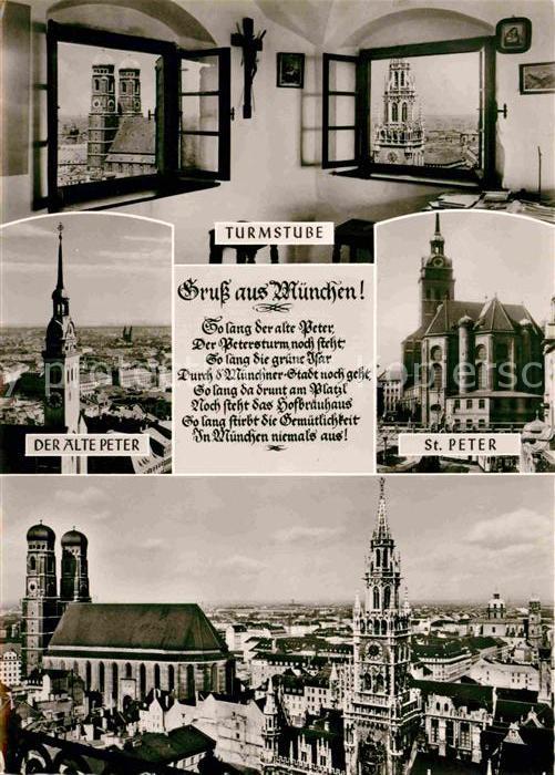Muenchen Frauenkirche Turmstube Der Alte Peter R