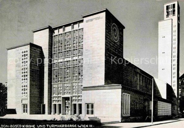 Wien Don Bosco Kirche und Turmherberge