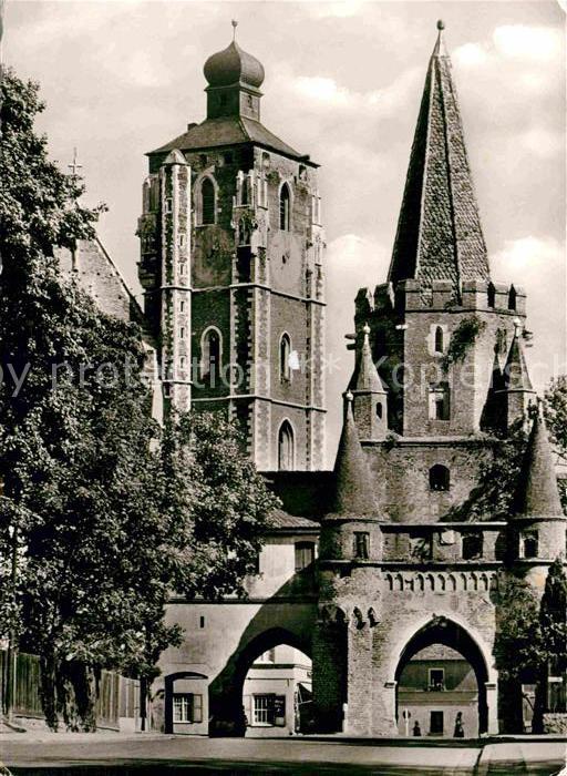 Ingolstadt Donau Kreuztor 14. Jhdt. Pfarrkirche