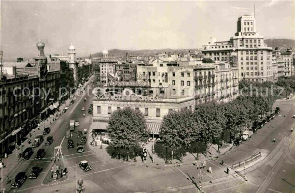 Barcelona Cataluna Rincon de la Plaza Cataluna y Pelayo