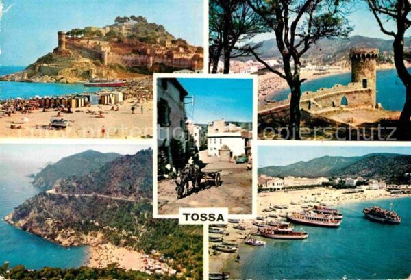 Tossa de Mar Panorama Küste Strand Festung Serie II