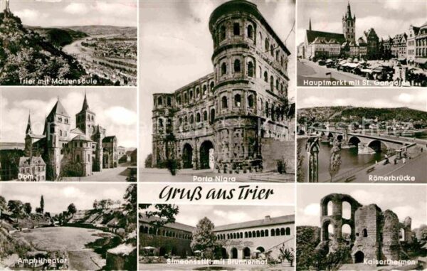 Trier Mariensäule Dom Amphitheater Porta Nirg