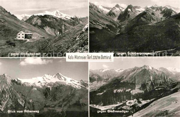 Kals Grossglockner Grossvendiger Höhenweg Schobergruppe Gr