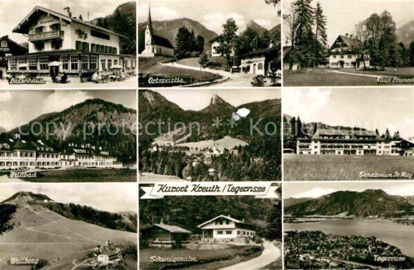 Kreuth Tegernsee Batznhäusl Wildbad Wallberg Schwaigeral