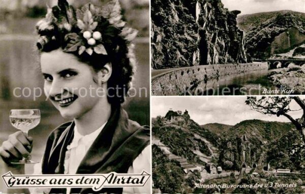Ahrtal Weinprinzessin Bunte Kuh Altenahr Burgr