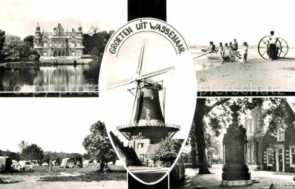 Wassenaar Schloss Mühle Denkmal Campingplatz