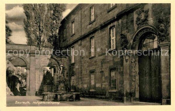 Bayreuth Hopfengarteneingang