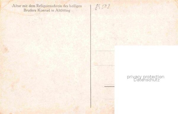 Altoetting Grabaltar Bruder Konrad – Bild 2