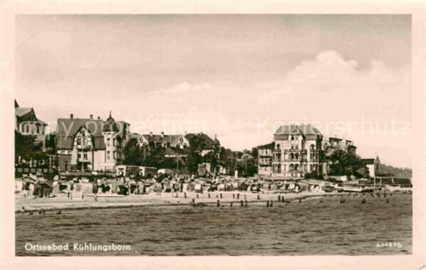 Kuehlungsborn Ostseebad Strandpartie