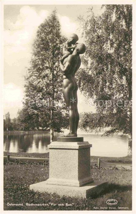 Oestersund Badhusparken Denkmal