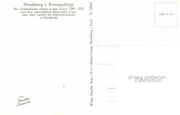 Hirschberg Jelenia Gora Gnadenkirche – Bild 2