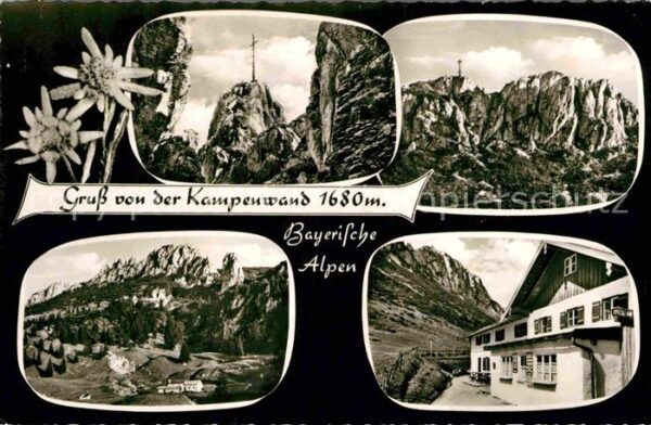 Kampenwand Chiemgau Panorama Gipfelkreuz