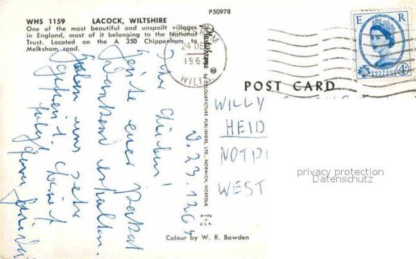 Wiltshire UK Lacok – Bild 2