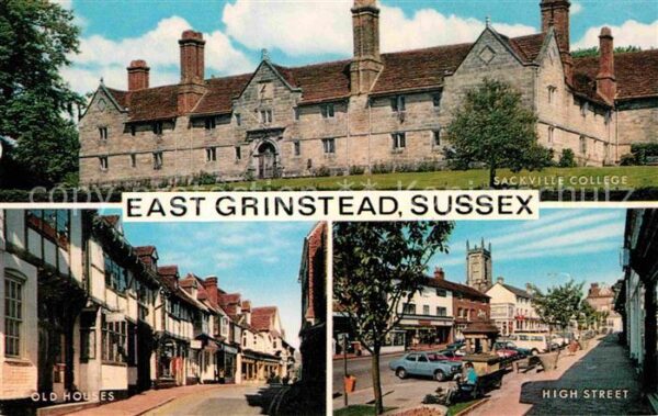 East Grinstead Ashplats Sackville College Alte Häuser Hohe Stra
