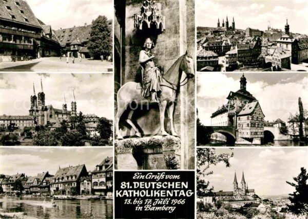 Bamberg Deutscher Katholikentag 1966 Stadtansic
