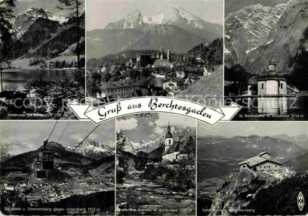 Berchtesgaden Watzmann Hintersee Bergbahn Reiteralpe