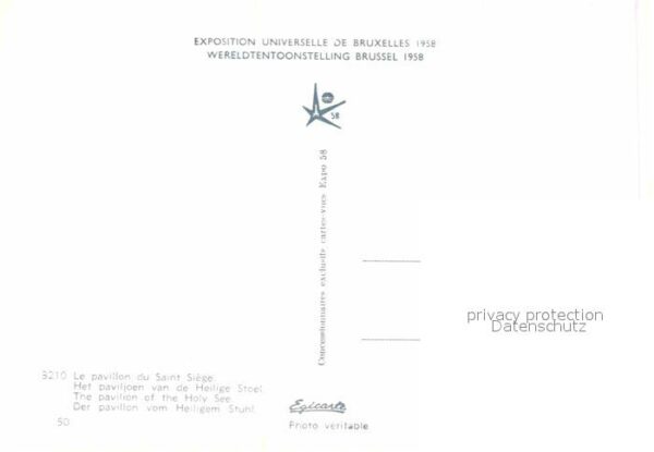 Bruessel Bruxelles Pavillon vom heiligen Stuhl – Bild 2