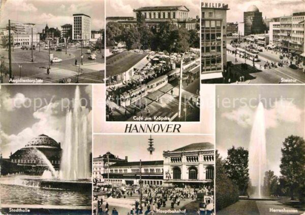 Hannover Steintor Stadthalle Hauptbahnhof