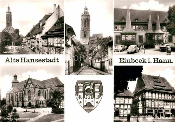 Einbeck Niedersachsen Marktplatz Stiftplatz Münsterkirche Mar