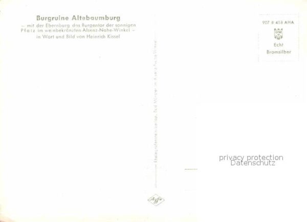 Alsenz Burgruine Altebaumburg – Bild 2