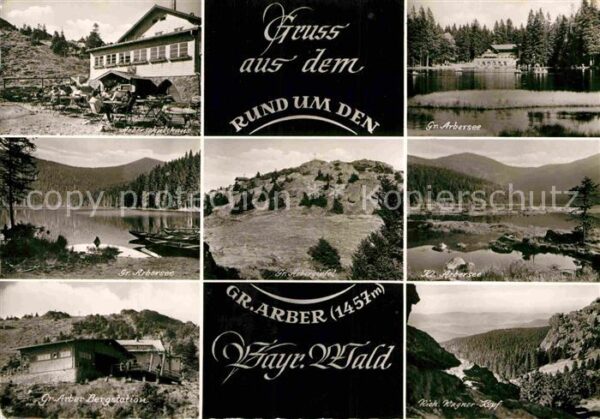 Grosser Arber Grosser und Kleiner Arbersee Bergstatio