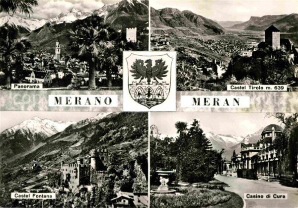 Meran Merano Panorama Schloss Tirol Brunnenburg Kurh