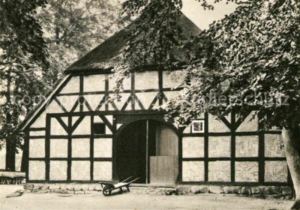 Wilsede Lueneburger Heide Heidemuseum Dat ole Huus