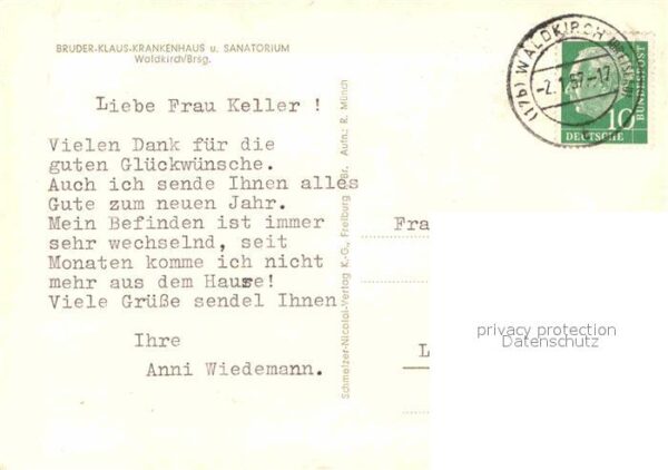 Waldkirch Breisgau Bruder Klaus Krankenhaus – Bild 2