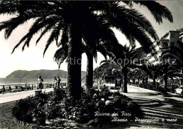 ALASSIO Savona Liguria IT Strandpromenade