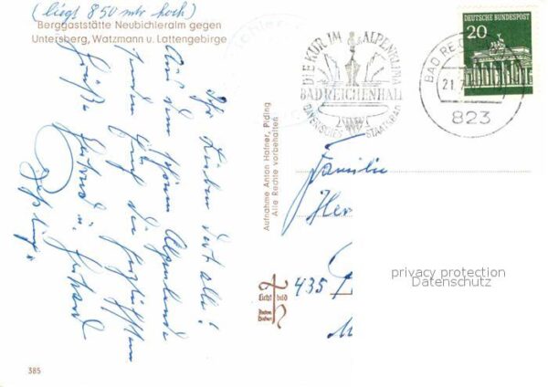 Bad Reichenhall Berggaststätte Neubichleralm – Bild 2