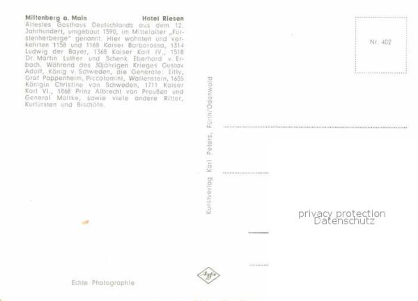 Miltenberg Main Hotel Riesen – Bild 2