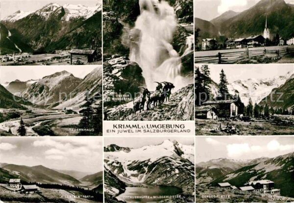 Krimml Panorama Tauernhaus Wildgerlosee Kirche