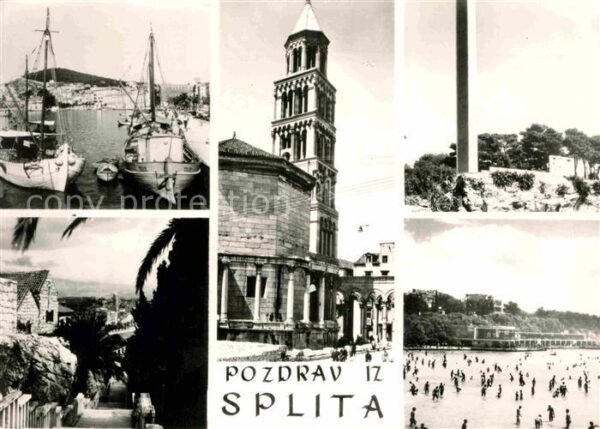 Split Spalato Hafen Kirce Strand kleins Gasse
