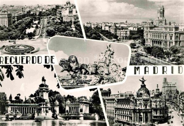 Madrid Spain Neptuno Palacio Comunicaiones La Gibles