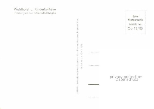 Oberstdorf Fliegeraufnahme Freibergsee – Bild 2