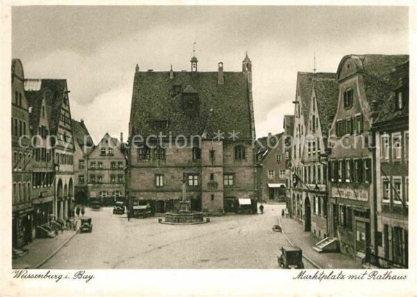 Weissenberg Oberpfalz Marktplatz Rathaus