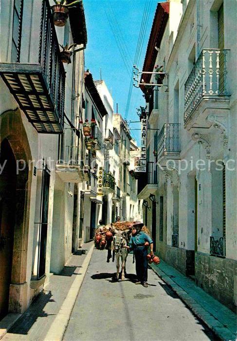 Sitges Typische Gasse