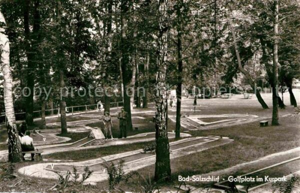 Bad Salzschlirf Minigolfplatz im Kurpark