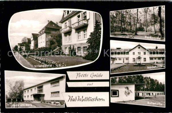 Bad Waldliesborn Villen Badehaus Ruhehalle Haus am Park