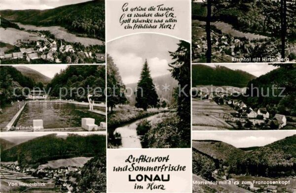 Lonau Landschaftspanorama Schwimmbad Heuerbli
