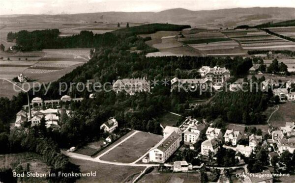 Bad Steben Frankenwald Fliegeraufnahme
