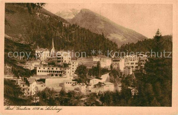 Bad Gastein Teilansicht Kurort