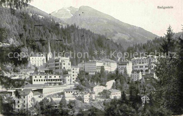 Badgastein Teilansicht Kurort