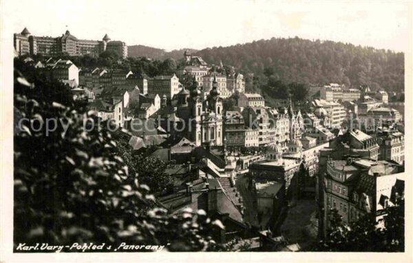 Karlovy Vary Blick über die Stadt