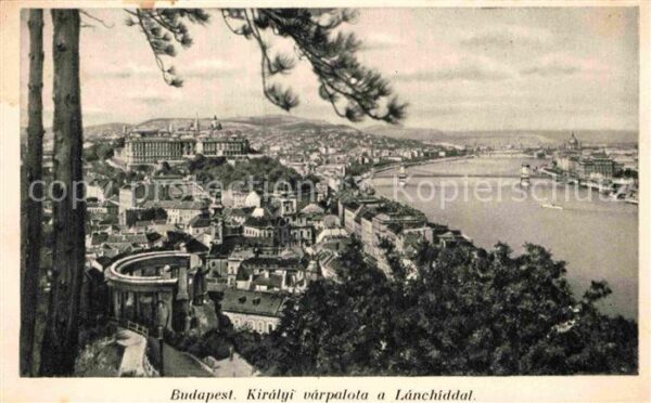 Budapest Königliche Burg mit Kettenbrücke