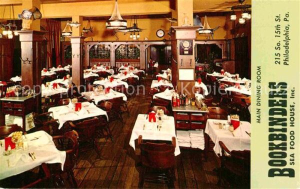 Philadelphia Pennsylvania Bookbinders Sea Food House Restaurant