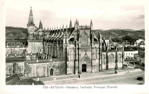 Batalha Mosterio Fachada Principal Poente Klost