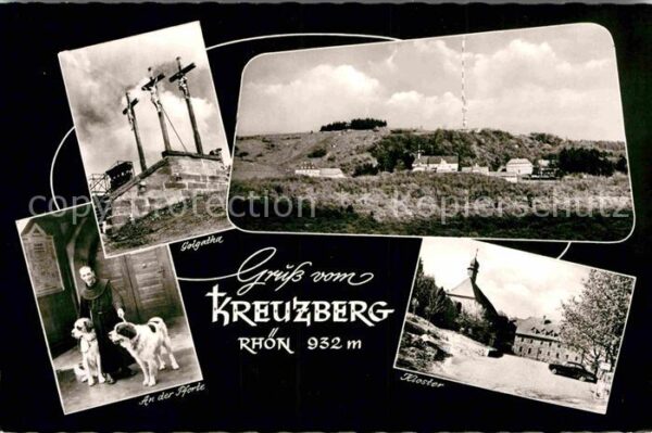 Kreuzberg Rhoen Drei Golgota Kreuze Pforte Priester Hun