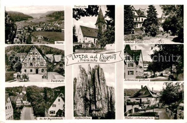 Vorra Pegnitz Panorama Fränkische Alb Dorfidyll Pegni