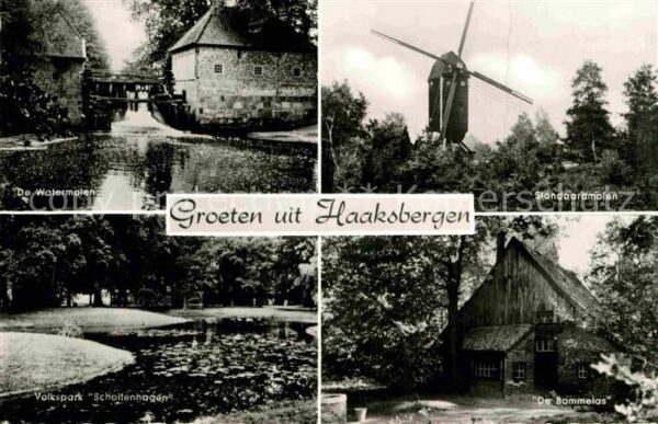 Haaksbergen Watermolen Standardmolen De Bommelas Vo